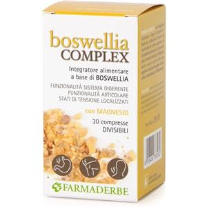 Farmaderbe Boswellia Complex Integratore Alimentare, 30 Compresse