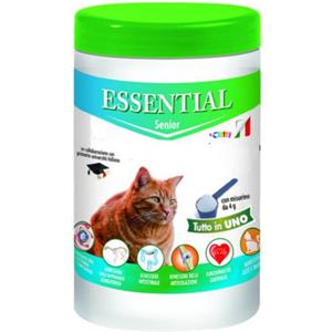 CHEMI-VIT Essential Gatto Senior - Alimento Complementare Minerale per Gatti Anziani - 150 Gr