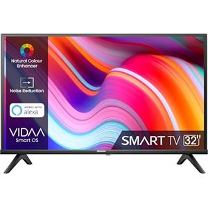 Hisense 32 HD 32E43KT, Smart TV VIDAA U6, Game Mode, Controlli vocali Alexa, Tuner DVB-T2/S2 HEVC 10, lativù