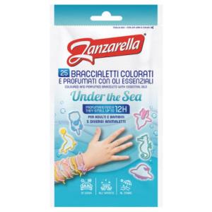 COSWELL SpA Zanzarella Braccialetti Colorati Antizanzare Under The Sea - Confezione da 25 Pezzi