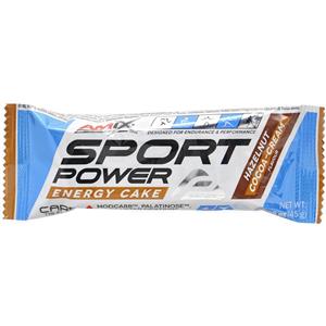Amix Sport Power Energy Cake Barretta Energetica 45g con BCAA e Carboidrati Banana e Cioccolato