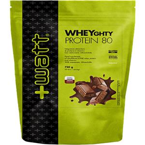 WATT Wheyghty Protein 80 - Integratore Proteico Fragola 750 g - 80% Proteine
