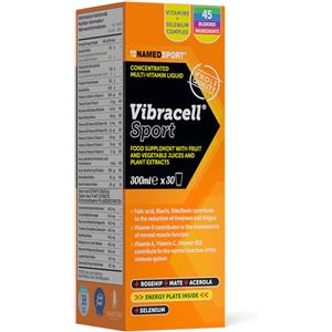 Named Sport Vibracell Sport - Integratore Multivitaminico Liquido 300 ml con Succhi di Frutta e Estratti Vegetali