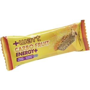 WATT Carbo Fruit Energy - Barretta Energetica da 40g a base di Frutta Essiccata, Non Ricoperta e Digeribile