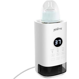 KOSTTE Scaldabiberon per Latte Materno o Formula, Scaldabiberon con Controllo Preciso della Temperatura, Universale Elettrico Scalda Biberon Neonato, Scaldabiberon Veloce, Baby Bottle Warmer