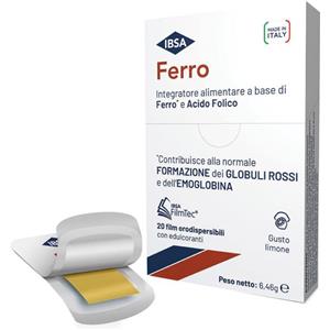 IBSA FARMACEUTICI ITALIA SRL FERRO IBSA 20 FILM ORODISPERSIBILI