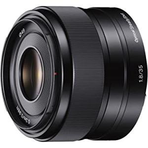 Sony SEL-35F18 Obiettivo a Focale Fissa 35 mm F1.8, Mirrorless APS-C, Attacco E, Nero