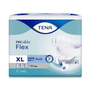 TENA Flex Plus Pannolone a Cintura per Incontinenza XL - 30 Pezzi, Protezione Avanzata e Comfort Totale