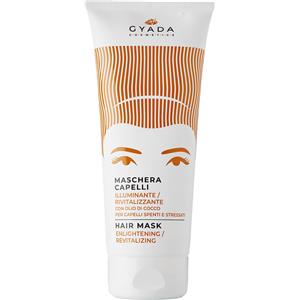 Gyada Cosmetics Maschera Capelli Illuminante e Rivitalizzante 200 ml con Olio di Cocco e Avocado