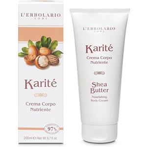 L'ERBOLARIO SB Srl L'Erbolario - Karitè Crema Corpo Nutriente 200 ml - Idratazione Profonda per una Pelle Morbida e Setosa