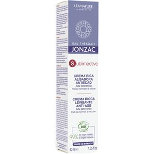 Jonzac Crema Ricca Levigante Anti-Età 40 ml - Rassoda, Previene Rughe e Arricchita con Acqua Termale