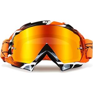 NENKI Occhiali da Motocross, Occhiali da Sci Uomo Donna, Anti Uv/vento/polvere/Graffio, Maschera Cross per Attività All'Aperto, Motociclismo, Sci