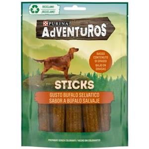 Purina Adventuros Sticks al Gusto di Bufalo Selvatico - Snack per Cani 120 gr