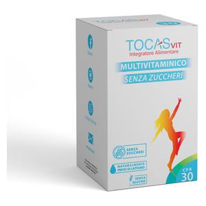 Tocasvit - Integratore Alimentare Senza Zucchero con Acido Folico, Ferro e Vitamine - 30 Compresse per il Sistema Immunitario