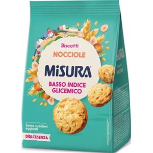 Misura Dolcesenza Biscotti Nocciole, Basso Indice Glicemico