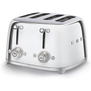 Smeg linea Anni '50 Smeg Tostapane 4x4 TSF03SSEU finitura cromato