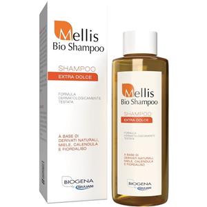 Biogena Mellis Bio Shampoo Extra Dolce Naturale 200ml - Shampoo per Lavaggi Frequenti e Bambini con Miele di Acacia e Proteine Vegetali