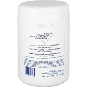 Ischia Sorgente di Bellezza ISB - Crema MASSAGGIO ANTICELLULITE 1000 ml a base di Acqua Termale dell'Isola d'Ischia
