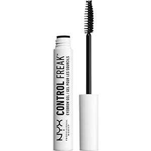 NYX Professional Makeup Gel per sopracciglia Control Freak, Mascara con gel fissante trasparente, Sopracciglia domate e definite, Non appiccica, Nessun residuo, 10 ml
