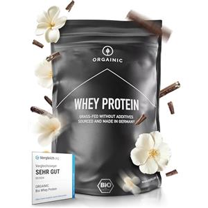 ORGAINIC Organic Organic Banana Red Whey Protein Powder - Organic Certified - Proteine in polvere dalla Germania - Grass Feed - 1000g