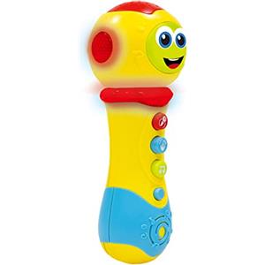 Liscianigiochi Microphone 2 en 1 - Carotina Baby - joue de la musique, amplifie la voix et fait de la lumiere - LISCIANI