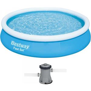 Bestway Fast Set 57274 - Piscina gonfiabile + Pompa filtro 16 W