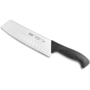 Sanelli Coltello Giapponese Olivato 18cm - Lama Rigida, Manico Ergonomico con Microtexture