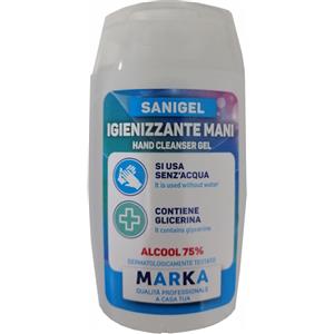 SANIGEL Igienizzante Mani 100ml - Gel con Alcool 75% e Glicerina, Dermatologicamente Testato
