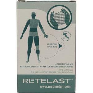 MEDINET RETELAST Rete Tubolare Elastica Pretagliata per Contenzione di Medicazione - Dispositivo Medico Classe I Non Sterile