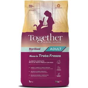 Together Crocchette per Gatti Sterilizzati con Trota Fresca e Riso - 1,5 kg
