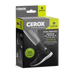 CEROX Active Benda Elastica per Ginocchio - Regolabile, Extra-Resistente e Traspirabile, Ideale per Uso Quotidiano e Sportivo