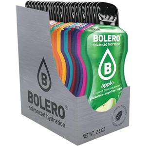 Bolero Drink 24 Bustine mix 3gr Gusti Diversi Assortimento alla Frutta Preparato Polvere Solubile Per Bevanda Fresca in Acqua, 72 grammi dolcificato stevia, 0.07 kilograms