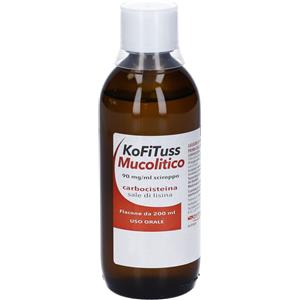 Pool Pharma Kofituss Mucolitico 90 mg/ml Sciroppo 200 ml - Mucolitico per la tosse