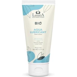 Luxuria BIO Aqua Lubricant - Lubrificante Intimo Biologico a Base d'Acqua, 100 ml, con Estratti Naturali per Idratazione Profonda