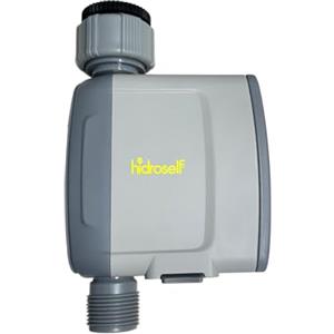 Idroeasy Centralina Irrigazione WIFI Programmatore Irrigazione Smart da Rubinetto per Irrigatore Automatico Giardino con App iOS e Android, Sensori Meteo, Risparmio Acqua, Kit Presa Gateway