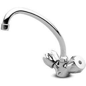 ZUCCHETTI - ZETAMIX 1900 MONOFORO LAVELLO CON TUBO GIREVOLE CROMO Z70304