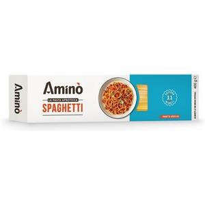 NOVE ALPI AMINO Spaghetti Aproteici 400 g - Senza Glutine, con Amido di Mais e Fecola di Patate