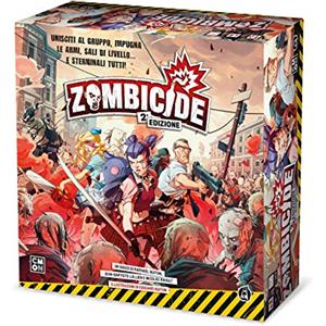 Asmodee Zombicide - Seconda Edizione, Gioco da Tavolo Collaborativo per 1-6 Giocatori, 14 Anni, Edizione in Italiano