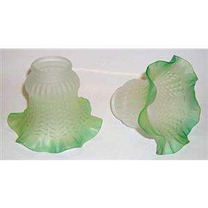 arterameferro Set 2 pezzi Paralumi Vetro Vetri Ricambio VARI COLORI Campanella Lampada Lampadario Applique Abat Jour