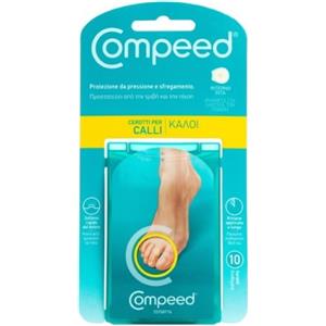 Compeed Cerotti per Calli Interno Dita - 10 Pezzi, Tecnologia Idrocolloidale per Protezione e Sollievo dal Dolore
