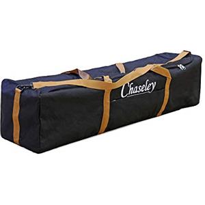 Chaseley Borsone extra large resistente, 120 x 32 x 33 cm, borsa da viaggio, sport, palestra, weekend, volo, vacanze, doppia cucitura, resistente ai raggi UV e all'acqua, Nero , L, L