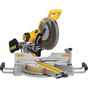 DEWALT DWS780-QS Troncatrice Radiale Doppio Abbattimento della Testa, 1675 W, Giallo/Nero, 305 mm