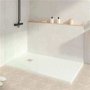 KOES - Piatto Doccia in Resina Serie INDO - 100x150 - Bianco RAL 9003
