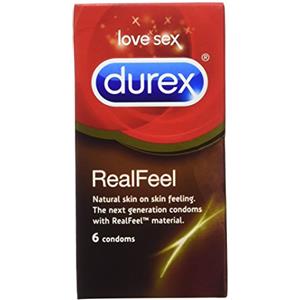 Durex Love Sex Realfeel, preservativi - Confezione da 6