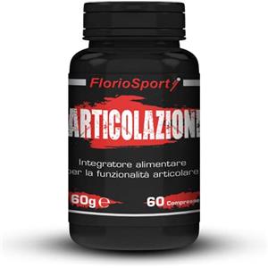 FlorioSport, Articolazioni, 60 cpr. Integratore di Glucosamina, Condroitina, Boswellia Serrata Supporto per il benessere delle articolazioni