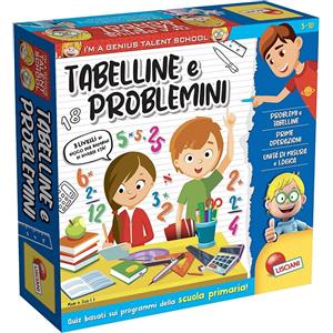 Lisciani Giochi I'm a Genius Talent School Tabelline e Problemini