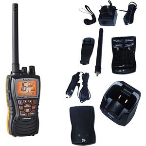 Cobra Marine MR HH500 FLT BT EU - VHF Marino Portatile con Bluetooth, Noise Cancelling e Galleggiante