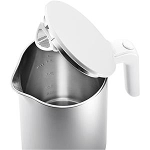ZWILLING ENFINIGY Bollitore elettrico con filtro anticalcare in acciaio inox e protezione da surriscaldamento, 1850 watt, 1,5 litri, argento
