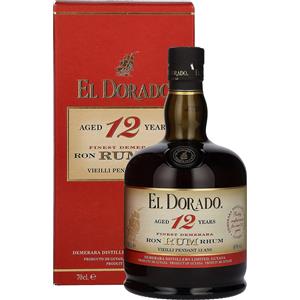 El Dorado Rum 12 Anni - Blend di Rum Invecchiato 12 Anni, 40% Vol, 70cl