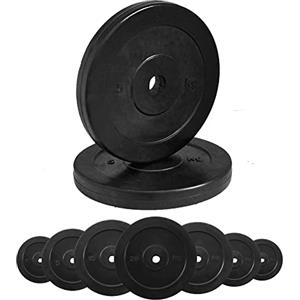 G5 HT SPORT Dischi Ghisa Gommati Ø Foro 25 mm per Palestra E Home Gym da 0.5 A 20 kg per Manubri E Bilancieri (2 x 1kg).